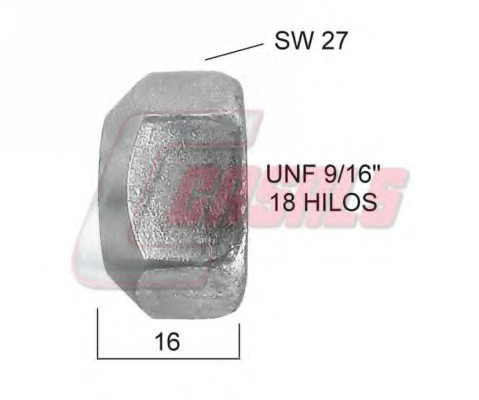 CASALS 21440 Wheel Nut